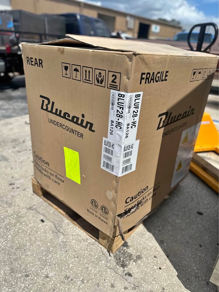 NEW Blue Air Under Counter Freezer