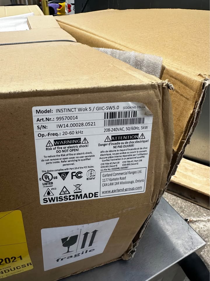 Commercial Electric Wok Range